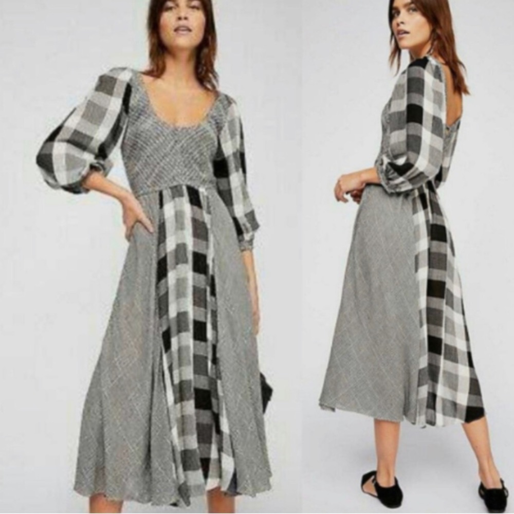 Free People Old Friends Midi Dress (NWT)